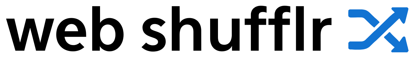 Welcome to the web shufflr website